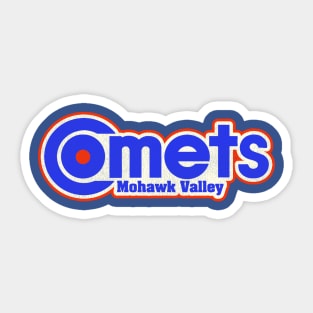 Defunct Mohawk Valley Comets Hockey Team Sticker